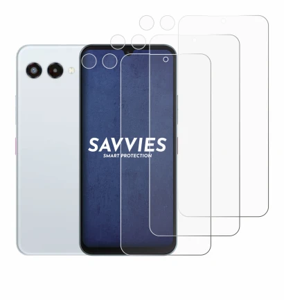 Image of the device Telekom T Phone 3 (Front+Camera) with a wide variety of screen protectors.