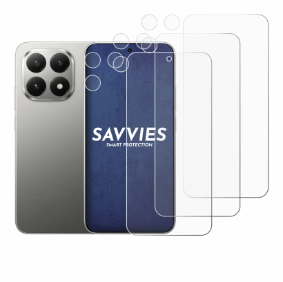 Image of the device Xiaomi 15T (Front+Camera) with a wide variety of screen protectors.