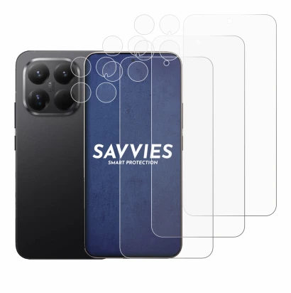 Image of the device Xiaomi 15T Pro (Front+Camera) with a wide variety of screen protectors.