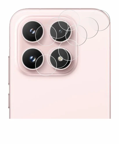 Image of the device Xiaomi 17 (ONLY Camera Lens) with a wide variety of screen protectors.