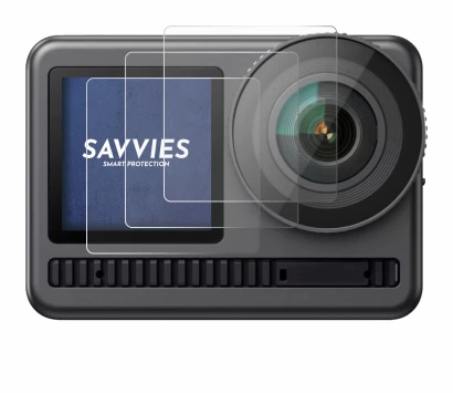 Image of the device Akaso Brave 8 (Front display) with a wide variety of screen protectors.