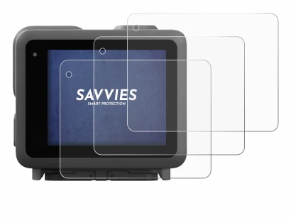 Image of the device GoPro Lit Hero with a wide variety of screen protectors.