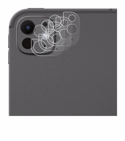 Image of the device Apple iPad Pro 13" 2025 (ONLY Camera Lens) with a wide variety of screen protectors.