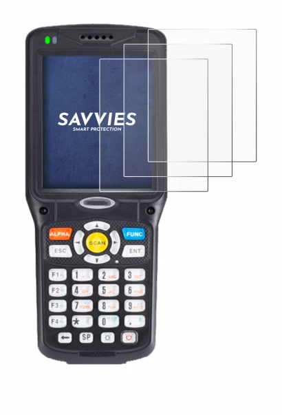 Image of the device Unitech HT510A with a wide variety of screen protectors.