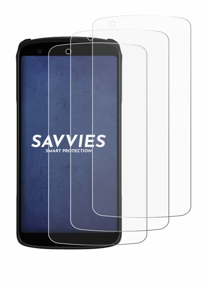 Image of the device Zebra TC22R with a wide variety of screen protectors.