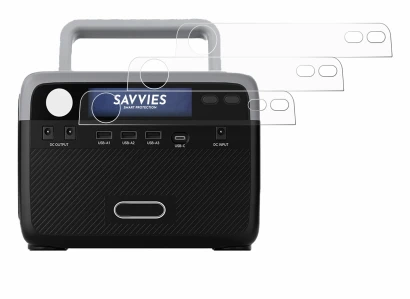 Image of the device Flashfish BP030B with a wide variety of screen protectors.