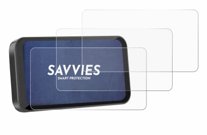 Image of the device Carpuride W603B 6.3" with a wide variety of screen protectors.