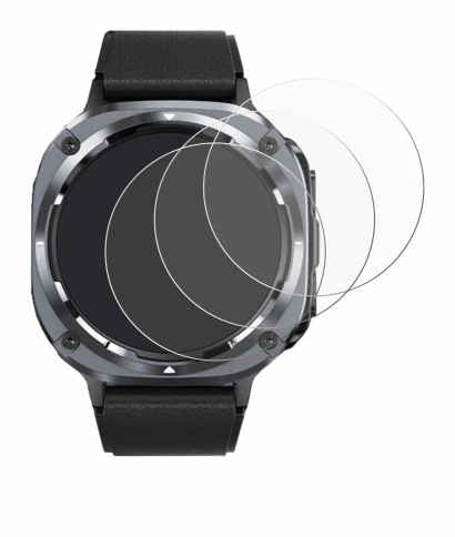 Image of the device TIMU S90+ 1.48" with a wide variety of screen protectors.