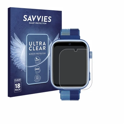 Front side of a product packaging with the brand logo Savvies. Next to it is the device Oliimptek T45 shown with the correspon