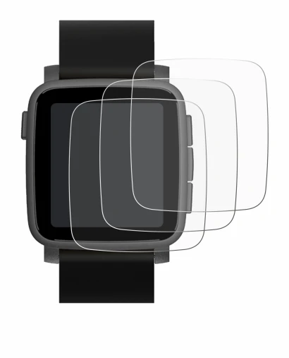 Image of the device Pebble Time 2 2026 with a wide variety of screen protectors.