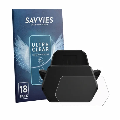 Front side of a product packaging with the brand logo Savvies. Next to it is the device Navee XT5 PRO shown with the correspon