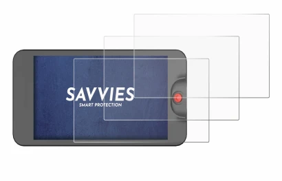 Image of the device Osee T5 Plus with a wide variety of screen protectors.