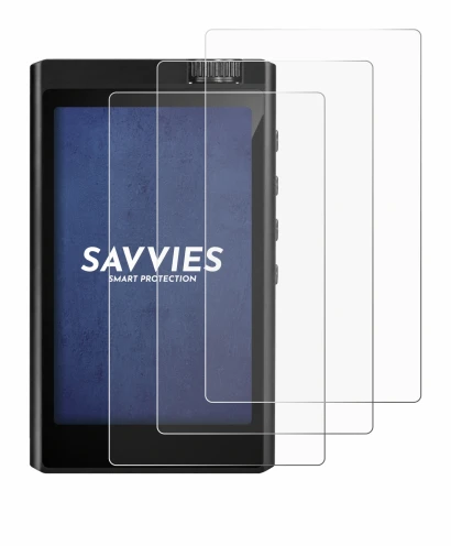 Image of the device Surfans F35 with a wide variety of screen protectors.