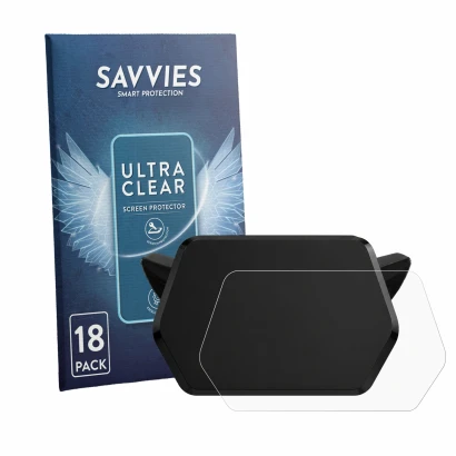 Front side of a product packaging with the brand logo Savvies. Next to it is the device Navee XT5 Max shown with the correspon