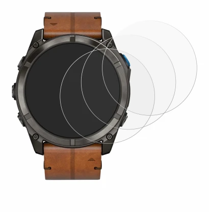 Image of the device Garmin D2 Mach 2 Pro (51 mm) with a wide variety of screen protectors.