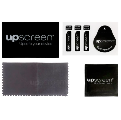 Components of the accessory set including cleaning and microfiber cloth.
