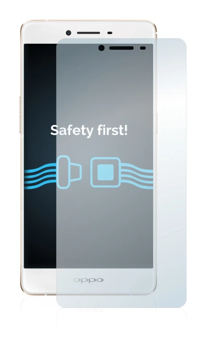 Image of the device Oppo R7s with a wide variety of screen protectors.