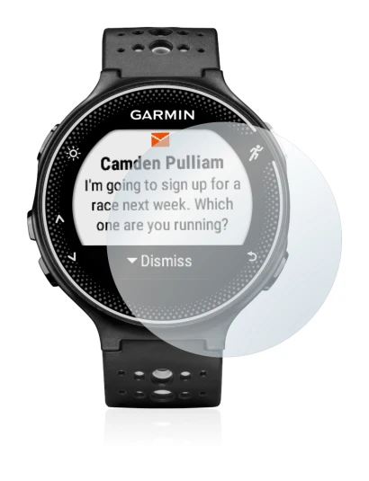 Image of the device Garmin Forerunner 230 with a wide variety of screen protectors.