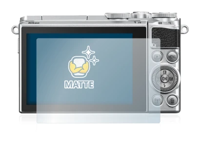 Image of the device Nikon 1 J5 with a wide variety of screen protectors.