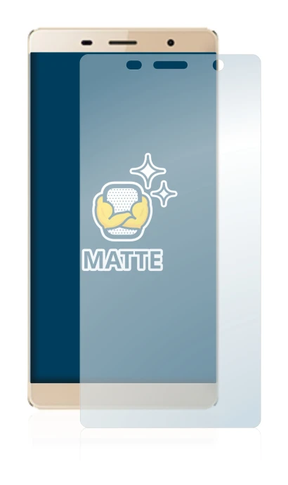Image of the device Milai M8 Max with a wide variety of screen protectors.