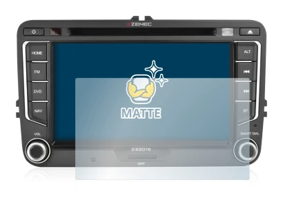 Image of the device Zenec Z-E2015 with a wide variety of screen protectors.