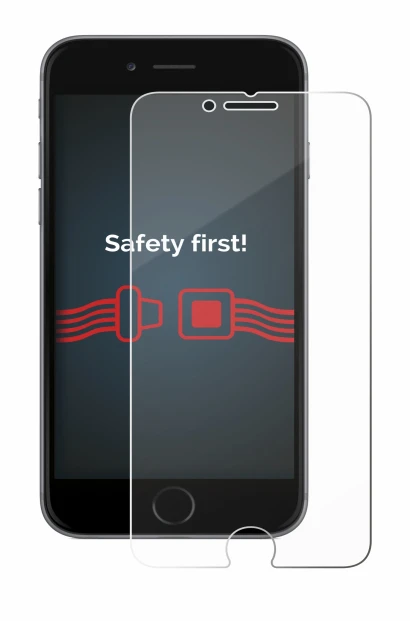 Image of the device Apple iPhone 6 with a wide variety of screen protectors.