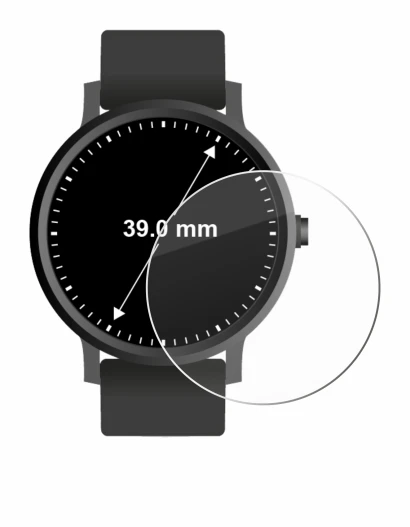 Image of the device Circular Displays (ø: 39 mm) with a wide variety of screen protectors.