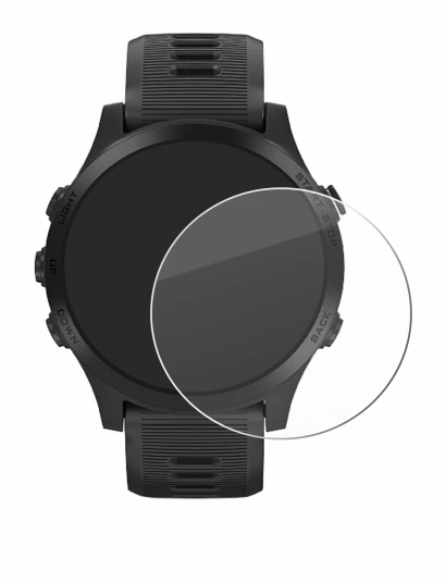 Image of the device Garmin Forerunner 945 with a wide variety of screen protectors.