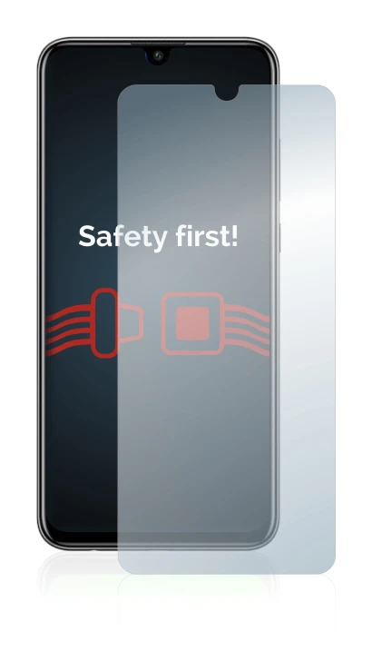 Image of the device Huawei P smart 2020 with a wide variety of screen protectors.