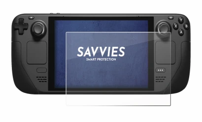 Image of the device Valve Steam Deck with a wide variety of screen protectors.