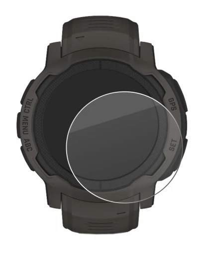 Image of the device Garmin Instinct 2 with a wide variety of screen protectors.