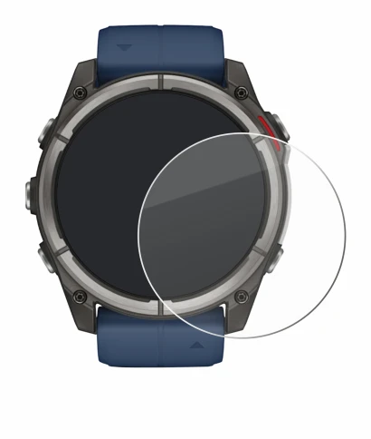 Image of the device Garmin quatix 8 (51 mm) with a wide variety of screen protectors.