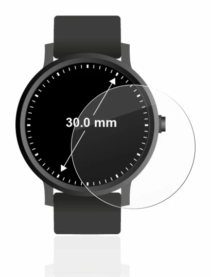 Image of the device Watches (Circular, ø: 30 mm) with a wide variety of screen protectors.