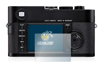 Image of the device Leica M8 with a wide variety of screen protectors.