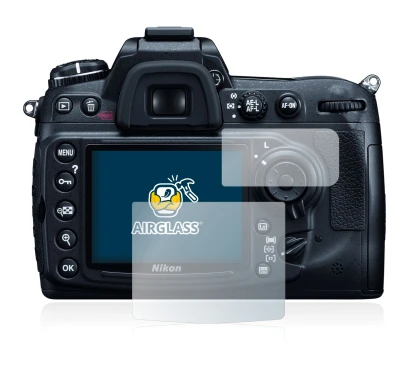 Image of the device Nikon D300 with a wide variety of screen protectors.