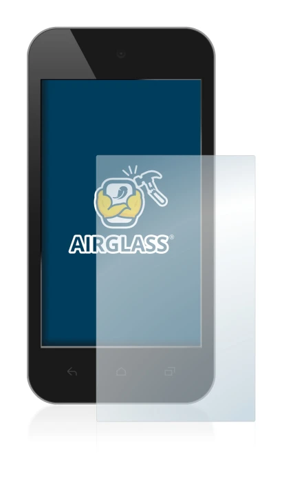 Image of the device with a wide variety of screen protectors.