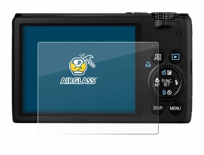 Image of the device Canon PowerShot S95 with a wide variety of screen protectors.