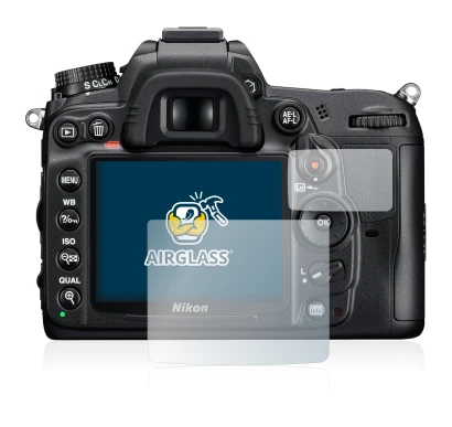 Image of the device Nikon D7000 with a wide variety of screen protectors.