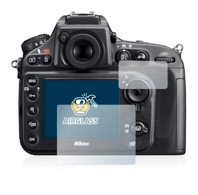 Image of the device Nikon D800 with a wide variety of screen protectors.