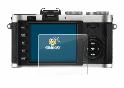 Image of the device Leica X2 with a wide variety of screen protectors.