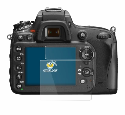 Image of the device Nikon D600 with a wide variety of screen protectors.