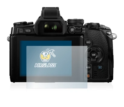 Image of the device Olympus OM-D E-M1 with a wide variety of screen protectors.