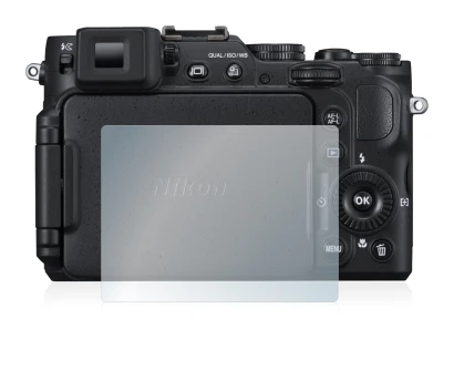 Image of the device Nikon Coolpix P7800 with a wide variety of screen protectors.