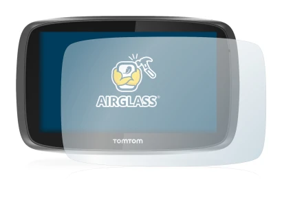 Image of the device TomTom GO 5000 with a wide variety of screen protectors.