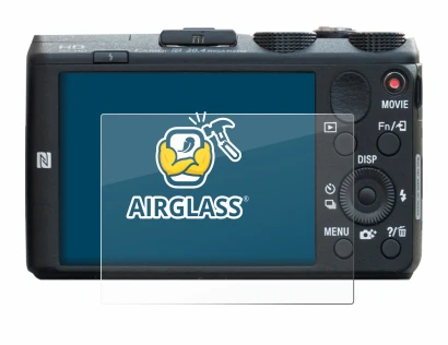 Image of the device Sony Cyber-Shot DSC-HX60 with a wide variety of screen protectors.