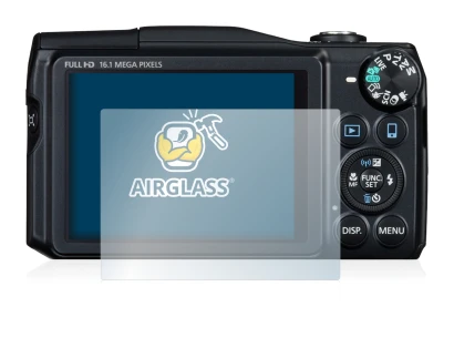 Image of the device Canon PowerShot SX700 HS with a wide variety of screen protectors.