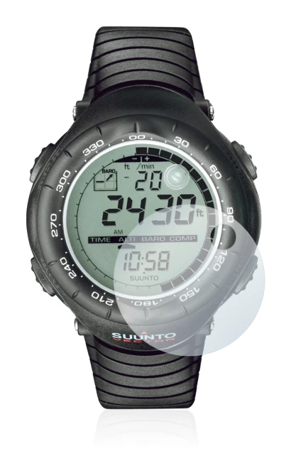 Image of the device Suunto Vector Black with a wide variety of screen protectors.