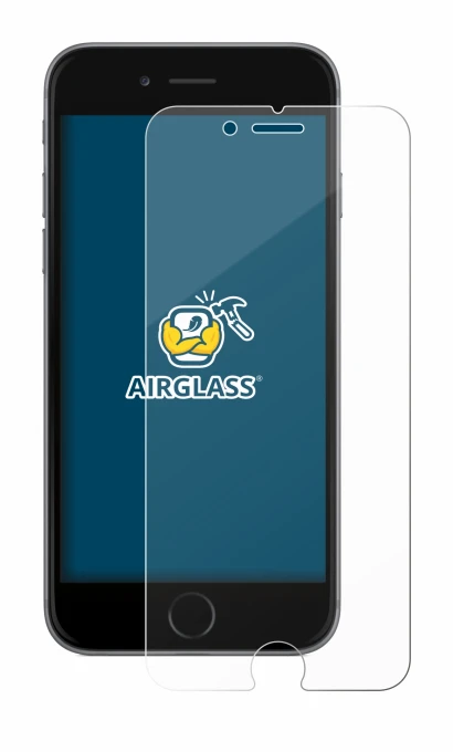 Image of the device Apple iPhone 6 with a wide variety of screen protectors.