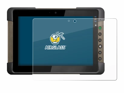 Image of the device Getac T800 with a wide variety of screen protectors.