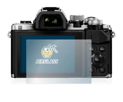 Image of the device Olympus OM-D E-M10 Mark II with a wide variety of screen protectors.